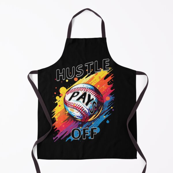 Item preview, "Color Splash Baseball - Hustle Pays Off Design" designed and sold by ChromaticBlend.