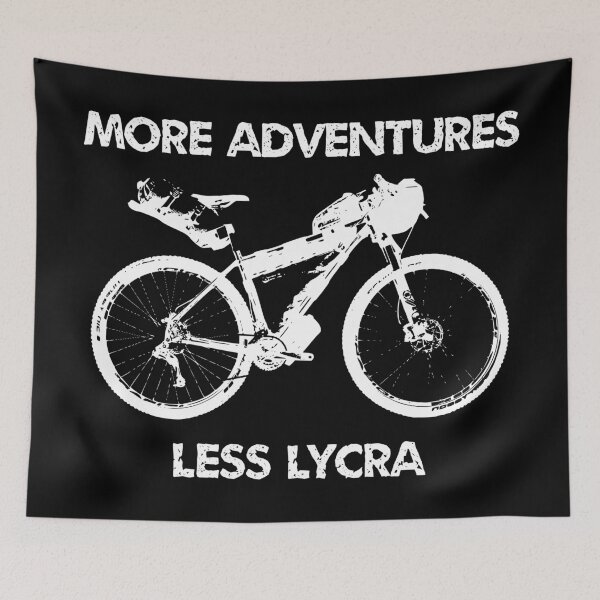 Item preview, More Adventures Less Lycra Bikepacking designed and sold by Esskay Designs.
