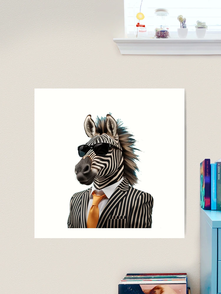 E.Q. Zebra Print, Artist: Peter Skirka, Limited Edition 1006