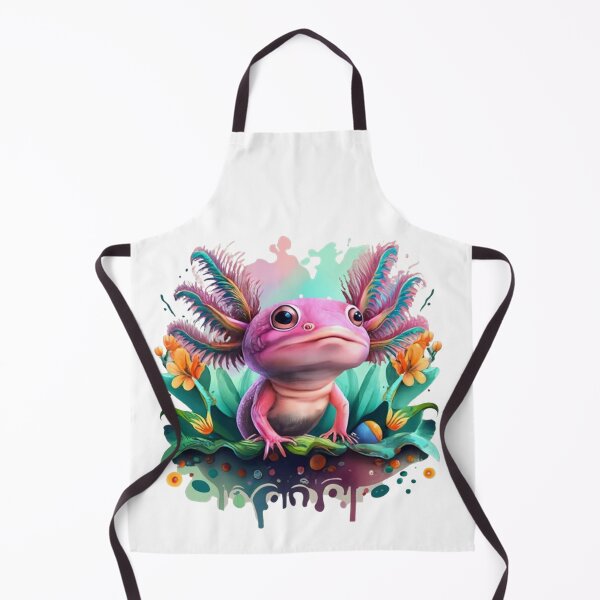 Item preview, Springtime Serenity: Axolotl Gaze in Bloom designed and sold by SellingWSarah17.