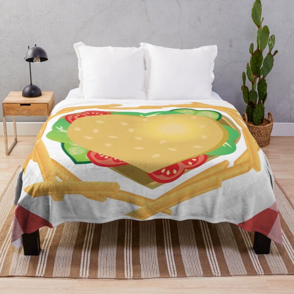 Item preview, Valentine's Day Burger and chips dinner  designed and sold by smalladventures.
