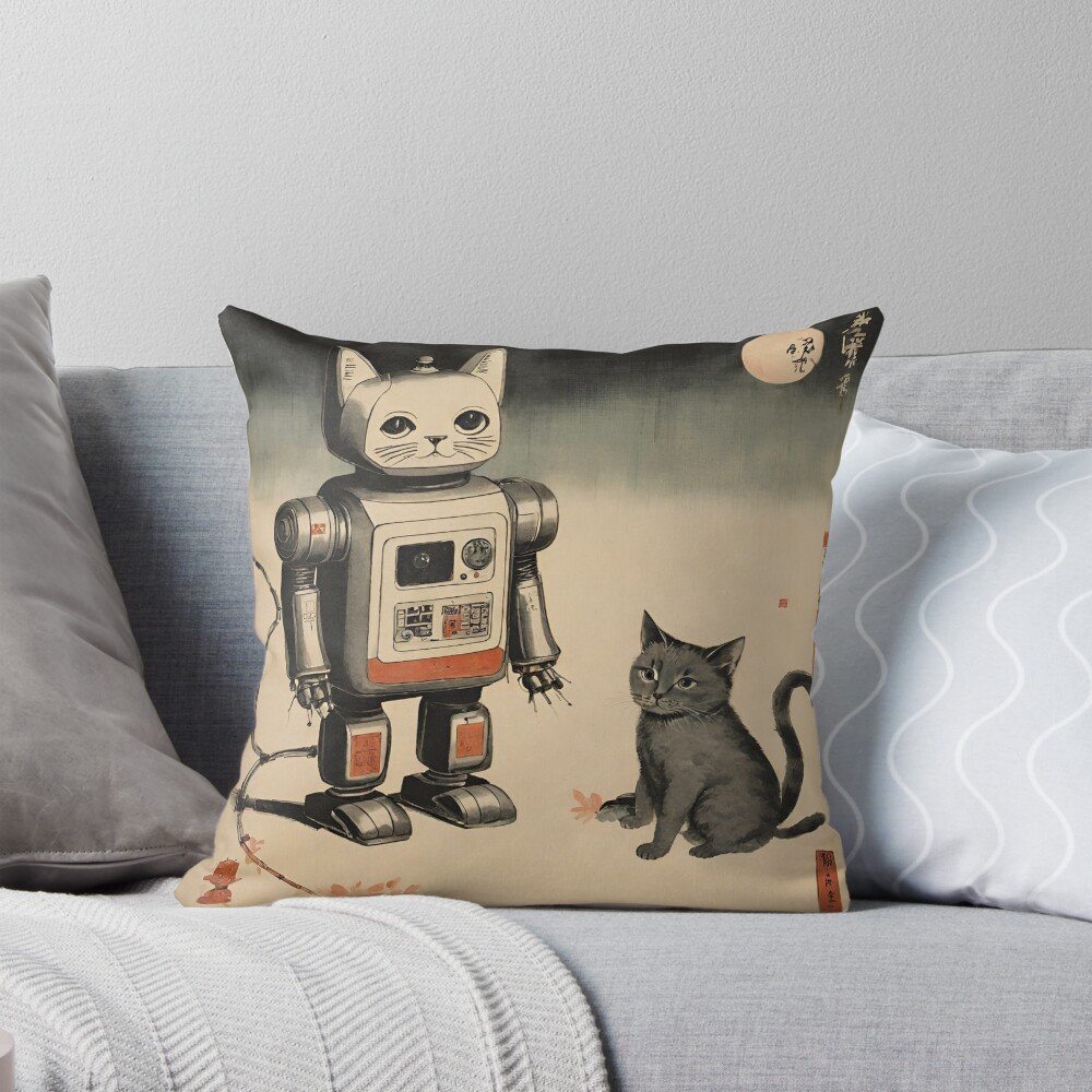 Item preview, Throw Pillow designed and sold by BoxcarDesigns.