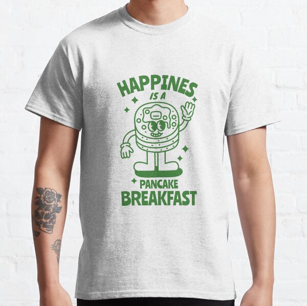 Item preview, Pancake retro character with funny quote. designed and sold by monkik.