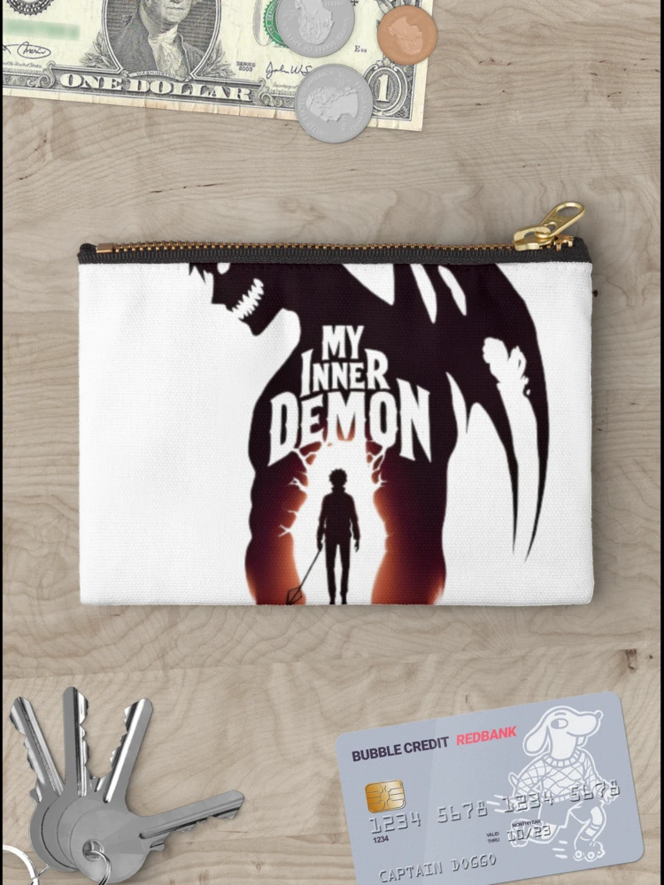 Thumbnail 3 of 4, Zipper Pouch, My Inner Demons designed and sold by Day Dreamer.