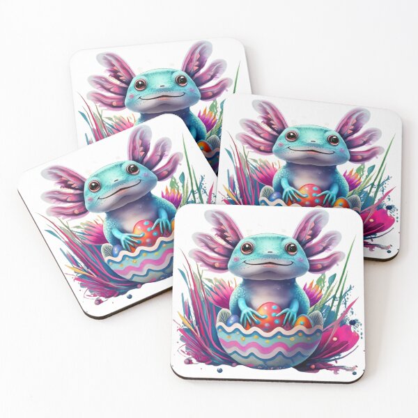 Item preview, Easter Enchantment: Captivating Axolotl Portrait designed and sold by SellingWSarah17.