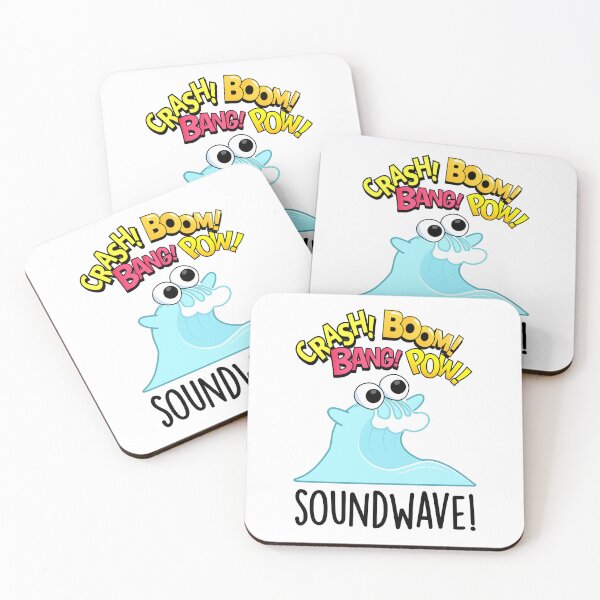Item preview, Sound Wave Funny Ocean Pun  designed and sold by punnybone.