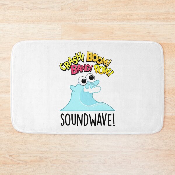Item preview, Sound Wave Funny Ocean Pun  designed and sold by punnybone.