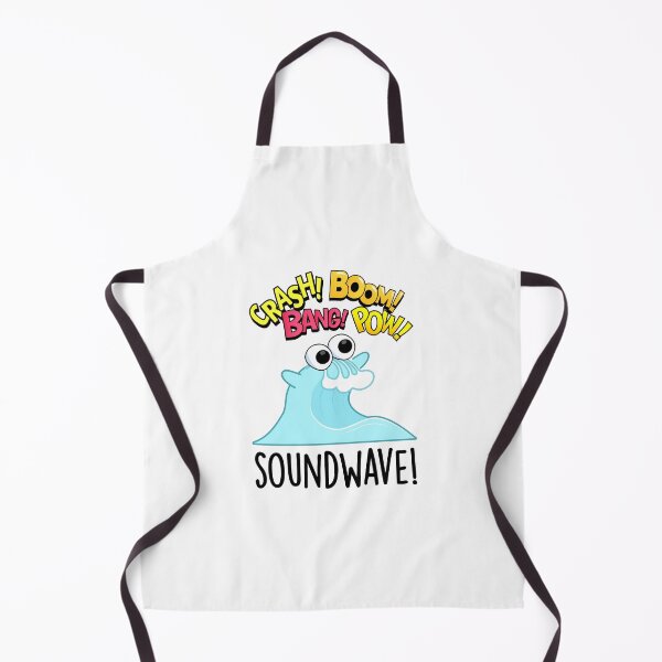 Item preview, Sound Wave Funny Ocean Pun designed and sold by punnybone.