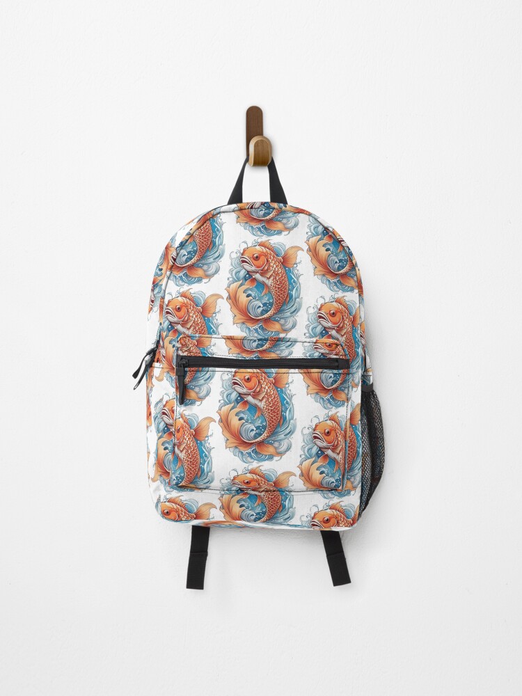 Thumbnail 1 of 3, Backpack, Ornamental Fish designed and sold by likbatonboot.