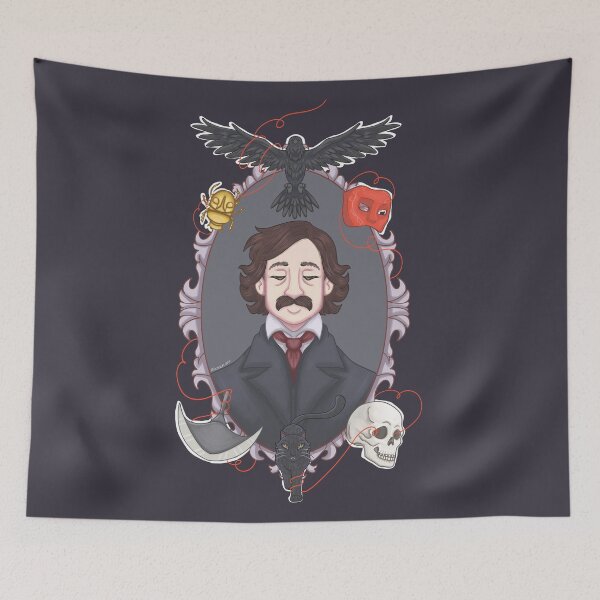 Item preview, Edgar Allan Poe designed and sold by lennenart.