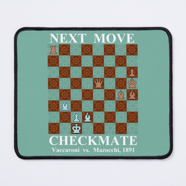 Item preview, Next move Checkmate (also available without text) designed and sold by MarkArtDesignUK.