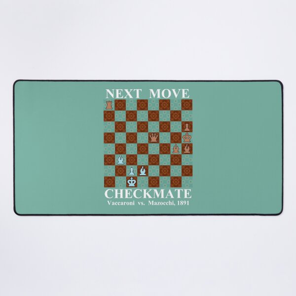 Item preview, Next move Checkmate (also available without text) designed and sold by MarkArtDesignUK.