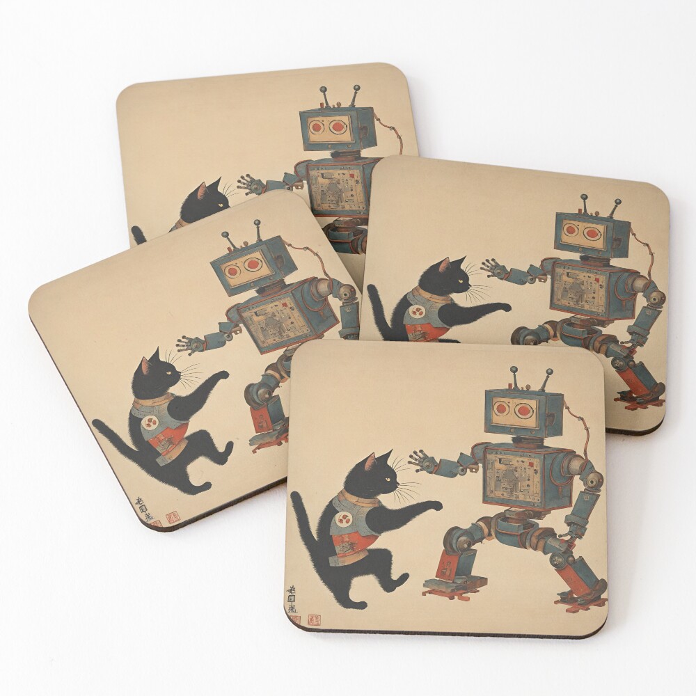 Item preview, Coasters (Set of 4) designed and sold by BoxcarDesigns.