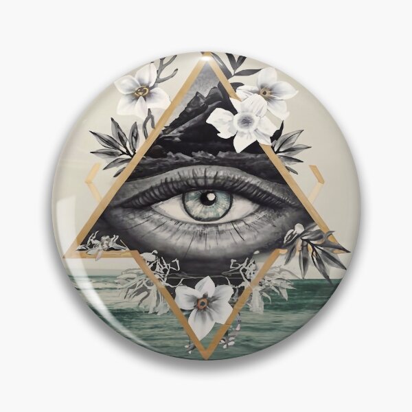 Item preview, Eye closed in the middle of the triangle designed and sold by M-Y-A-R-T-.