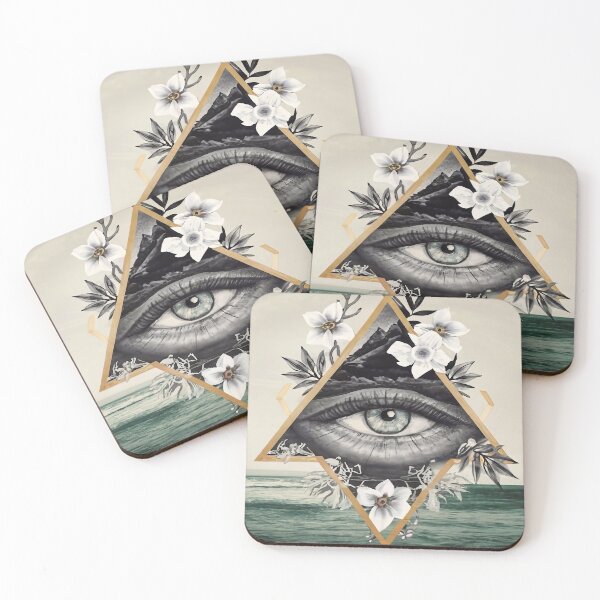 Item preview, Eye closed in the middle of the triangle designed and sold by M-Y-A-R-T-.