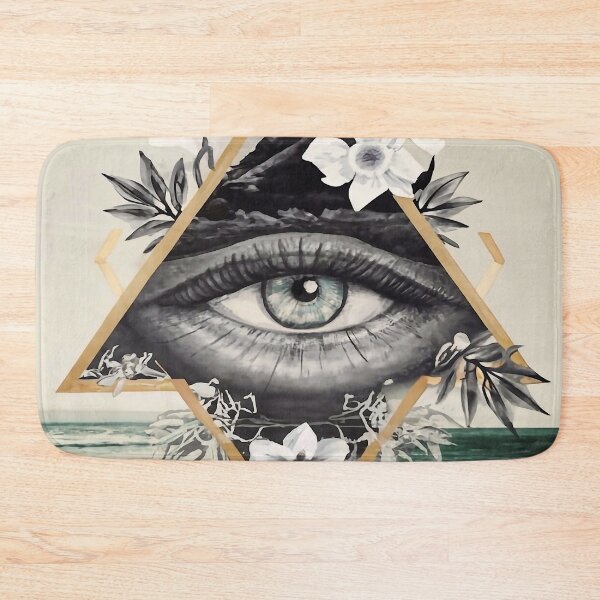 Item preview, Eye closed in the middle of the triangle designed and sold by M-Y-A-R-T-.