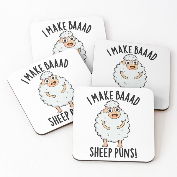 Item preview, I Make Bad Sheep Puns Funny Animal Pun  designed and sold by punnybone.