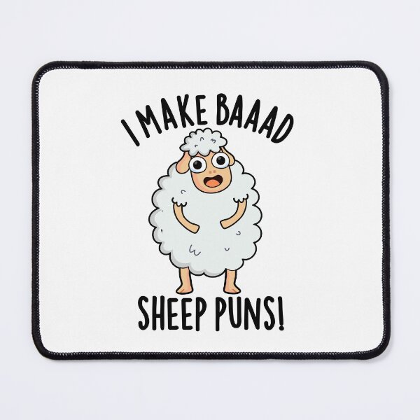 Item preview, I Make Bad Sheep Puns Funny Animal Pun  designed and sold by punnybone.