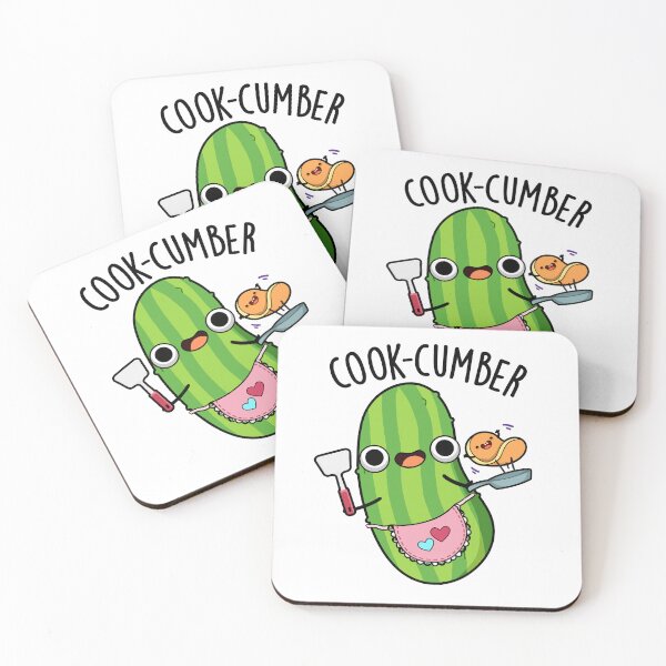 Item preview, Cook-cumber Funny Cucumber Pun  designed and sold by punnybone.