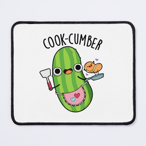 Item preview, Cook-cumber Funny Cucumber Pun  designed and sold by punnybone.