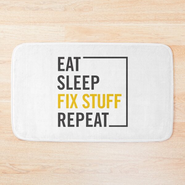 Item preview, Mechanic & Repairman Essentials: Eat, Sleep, Fix Stuff, Repeat  designed and sold by artworkathome.