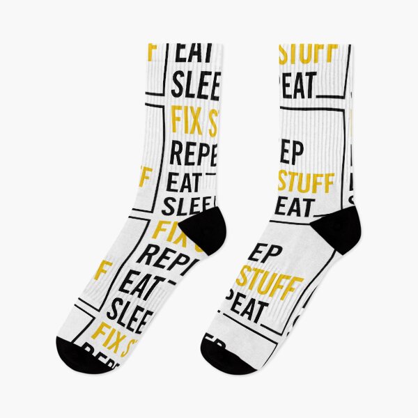 Item preview, Mechanic & Repairman Essentials: Eat, Sleep, Fix Stuff, Repeat  designed and sold by artworkathome.