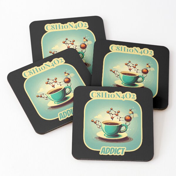 Item preview, Funny Caffeine addict chemist. Molecular formula of coffee. Chemistry humor. designed and sold by Unitepeople.