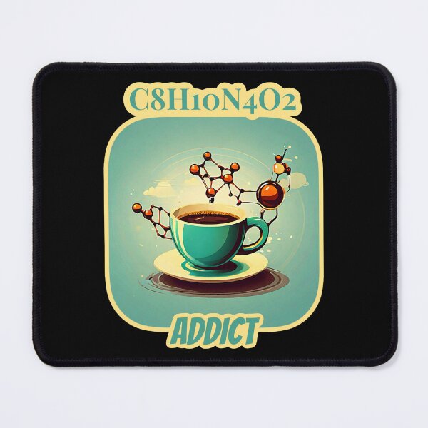 Item preview, Funny Caffeine addict chemist. Molecular formula of coffee. Chemistry humor. designed and sold by Unitepeople.