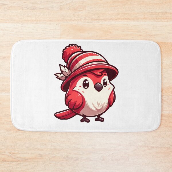 Item preview, Cool Cardinal in Hat designed and sold by ArtfulWeave.
