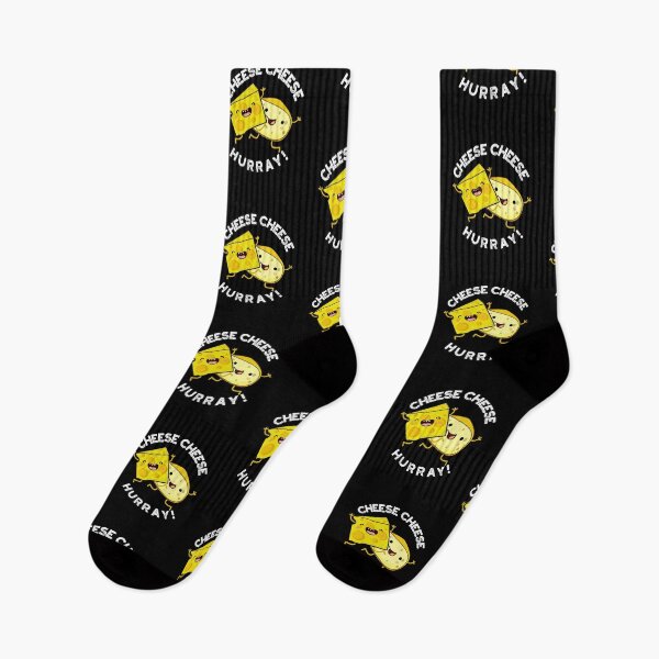 Item preview, Cheese Cheese Hurray Funny Cheese Pun (Dark BG) designed and sold by punnybone.