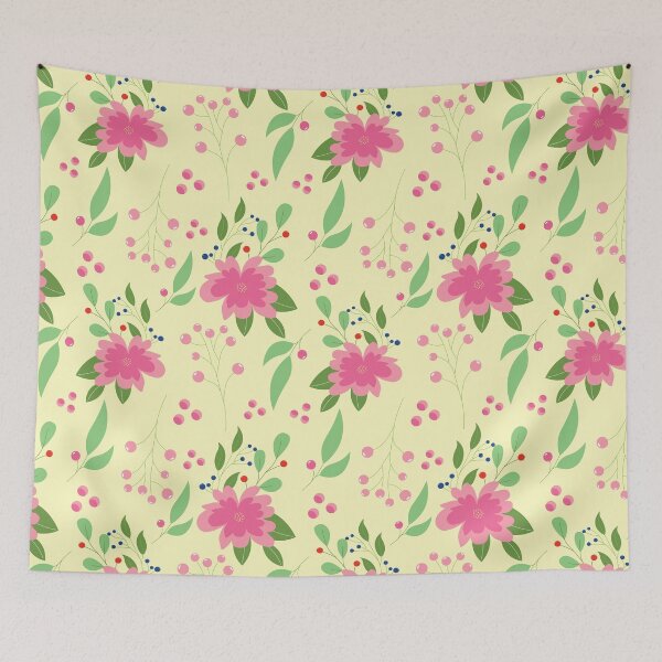 Item preview, Artistic flower print designed and sold by pinkyfish1010.