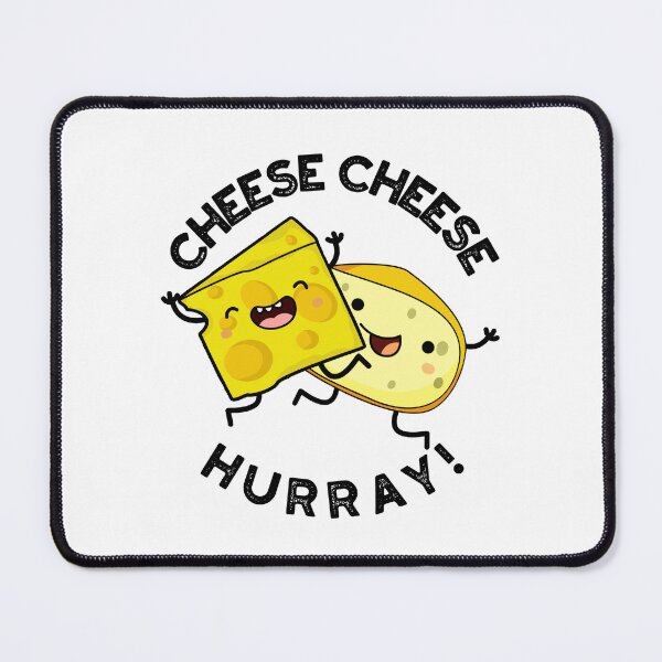 Item preview, Cheese Cheese Hurray Funny Cheese Pun designed and sold by punnybone.