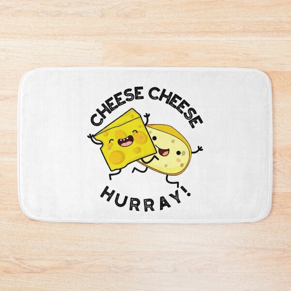 Item preview, Cheese Cheese Hurray Funny Cheese Pun  designed and sold by punnybone.
