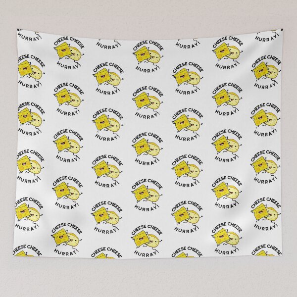 Item preview, Cheese Cheese Hurray Funny Cheese Pun  designed and sold by punnybone.