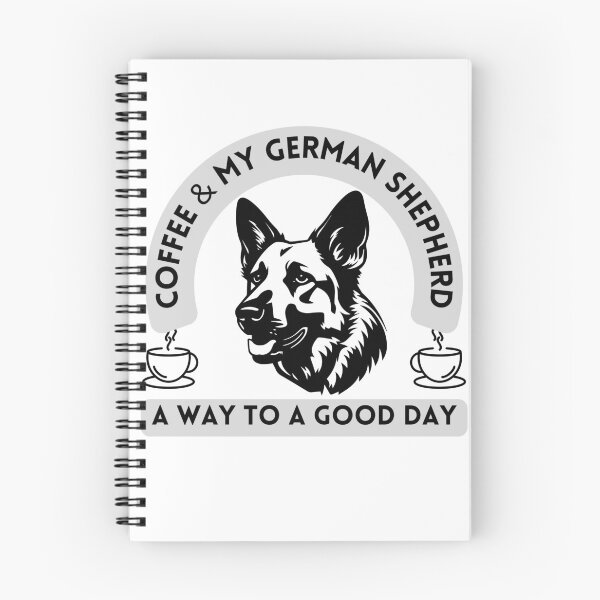 Item preview, Coffee and German Shepherd A Way To A Good Day designed and sold by SoulPaws.