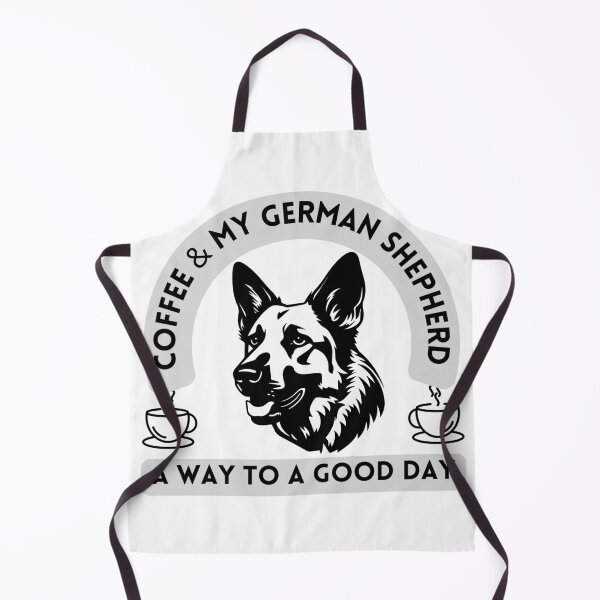 Item preview, Coffee and German Shepherd A Way To A Good Day designed and sold by SoulPaws.