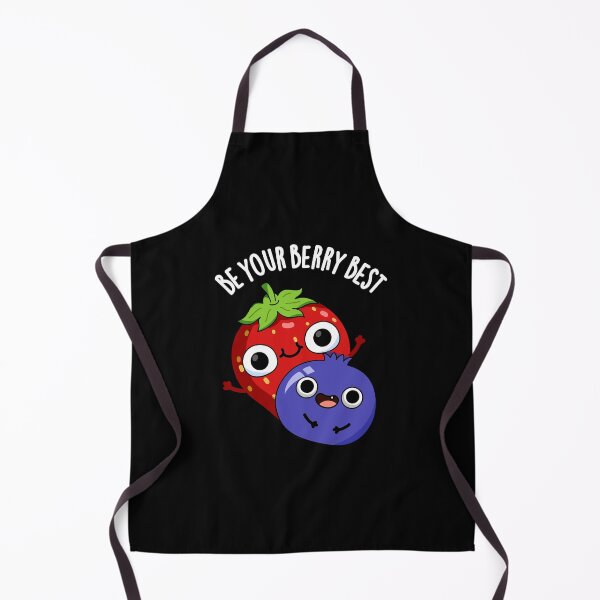 Item preview, Be Your Berry Best Funny Fruit Pun (Dark BG) designed and sold by punnybone.