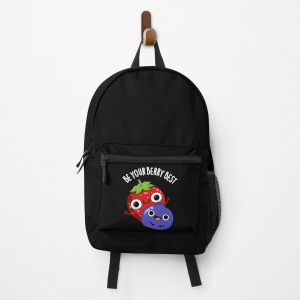 Item preview, Be Your Berry Best Funny Fruit Pun (Dark BG) designed and sold by punnybone.