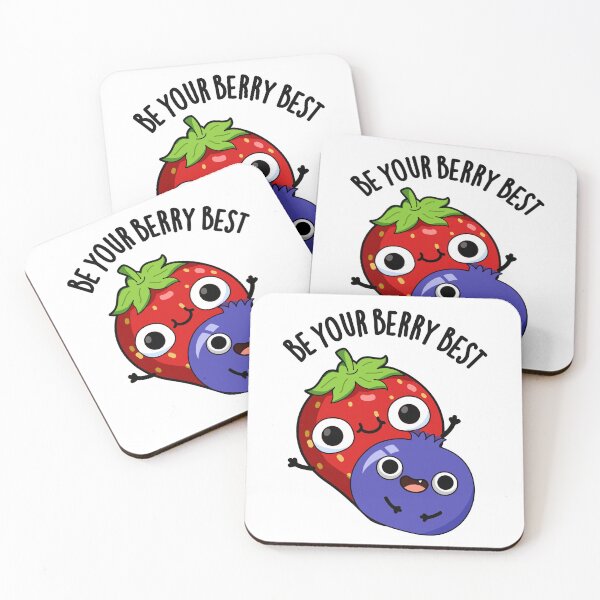 Item preview, Be Your Berry Best Funny Fruit Pun  designed and sold by punnybone.