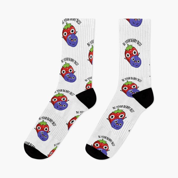 Item preview, Be Your Berry Best Funny Fruit Pun  designed and sold by punnybone.