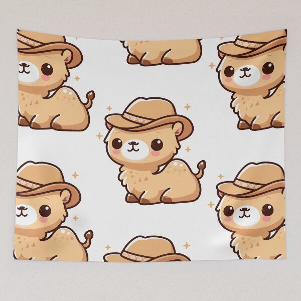 Item preview, Stylish Camel with Hat designed and sold by ArtfulWeave.