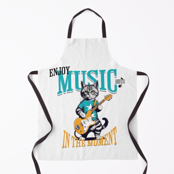 Item preview, Retro Cat Art: Cats with Guitar and Unmatched Style designed and sold by Artedig.