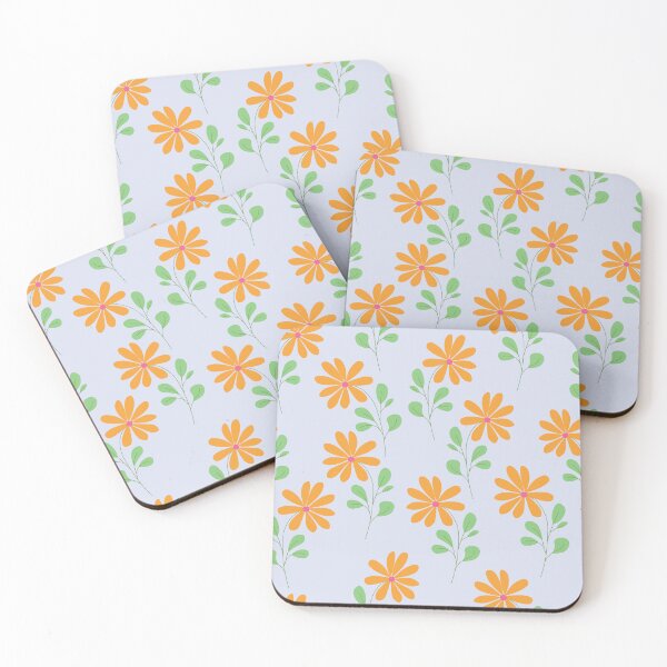 Item preview, Colourful orange flowers  designed and sold by pinkyfish1010.