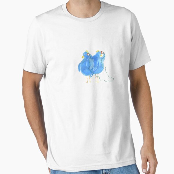 Item preview, The First Tweet, Blue Birds Twitter designed and sold by Lisa Rotenberg.