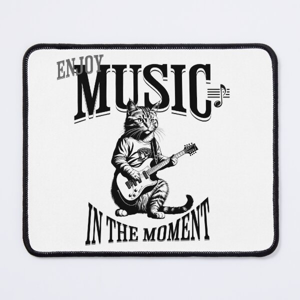 Item preview, Feline Chord: Cats and Guitars in Vintage Digital Art designed and sold by Artedig.