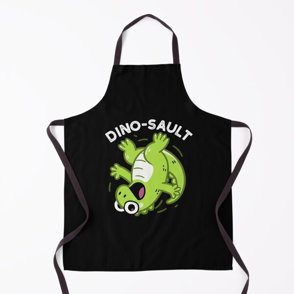 Item preview, Dinosault Funny Dinosaur Pun (Dark BG) designed and sold by punnybone.