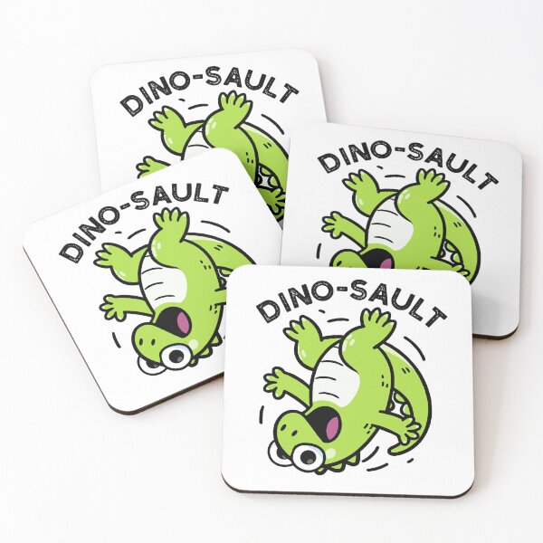 Item preview, Dinosault Funny Dinosaur Pun  designed and sold by punnybone.