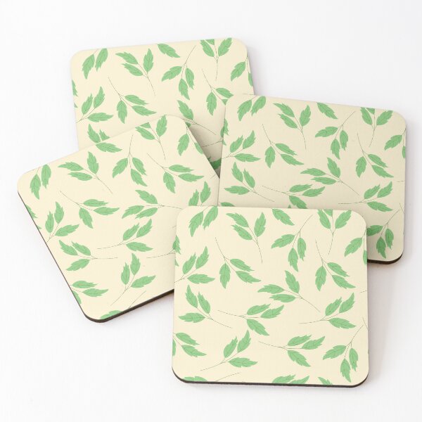 Item preview, Spring green leaves print designed and sold by pinkyfish1010.