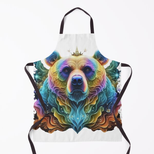 Aperçu de l'œuvre Bear Fluid Art créée et vendue par Zibis09.