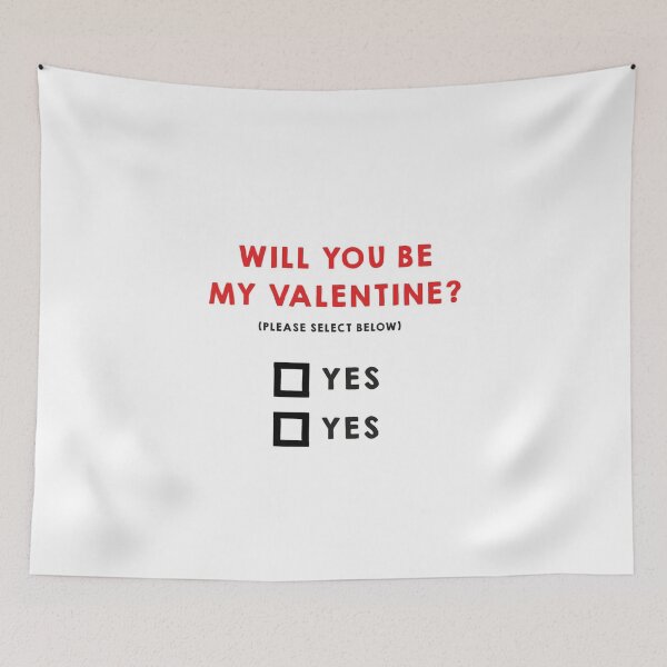 Item preview, Will you be my Valentine designed and sold by ElegantKsh.